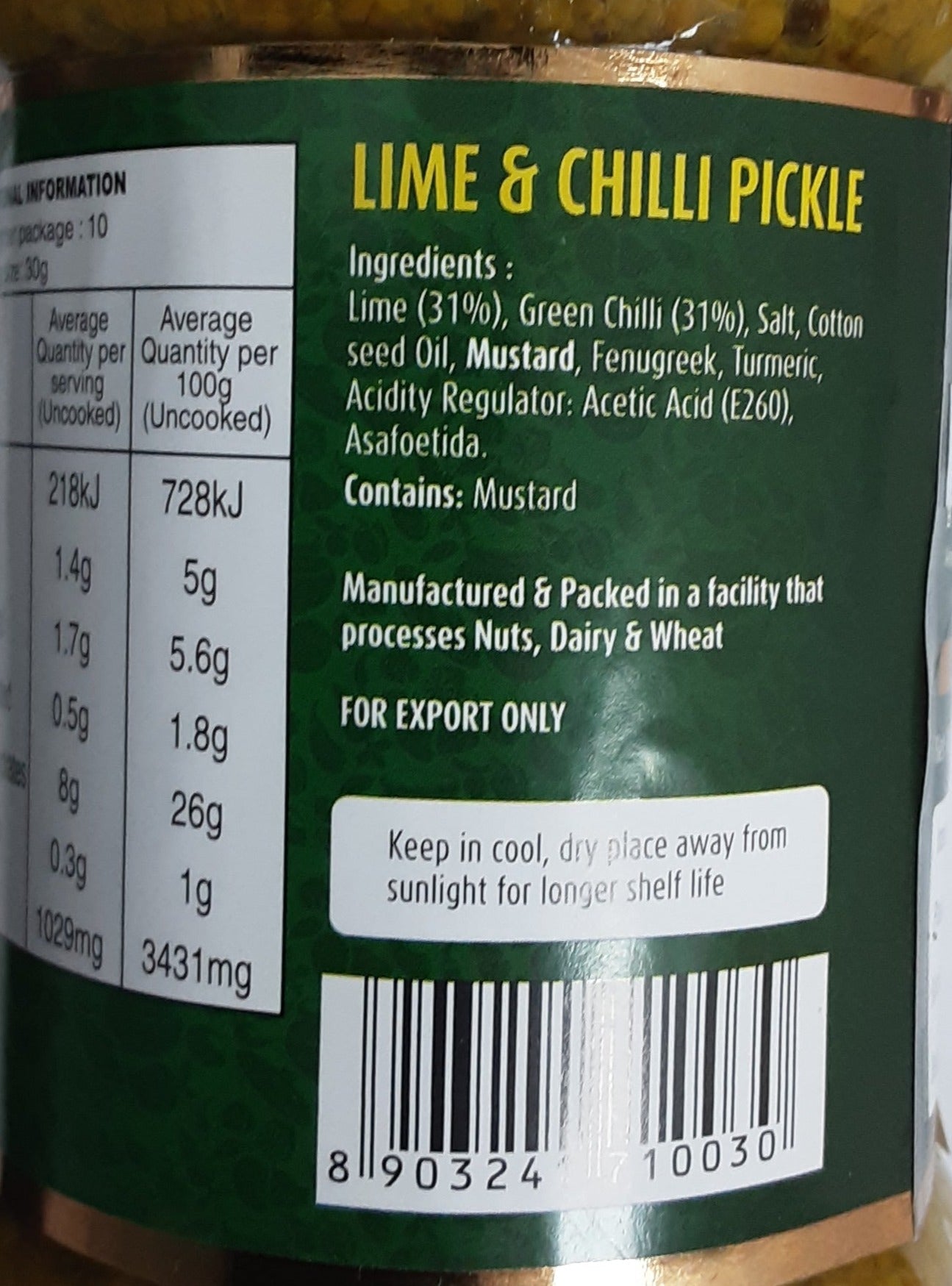 Suhana Pravin Pickle Lime & Chilli Hot 300g - Image 2