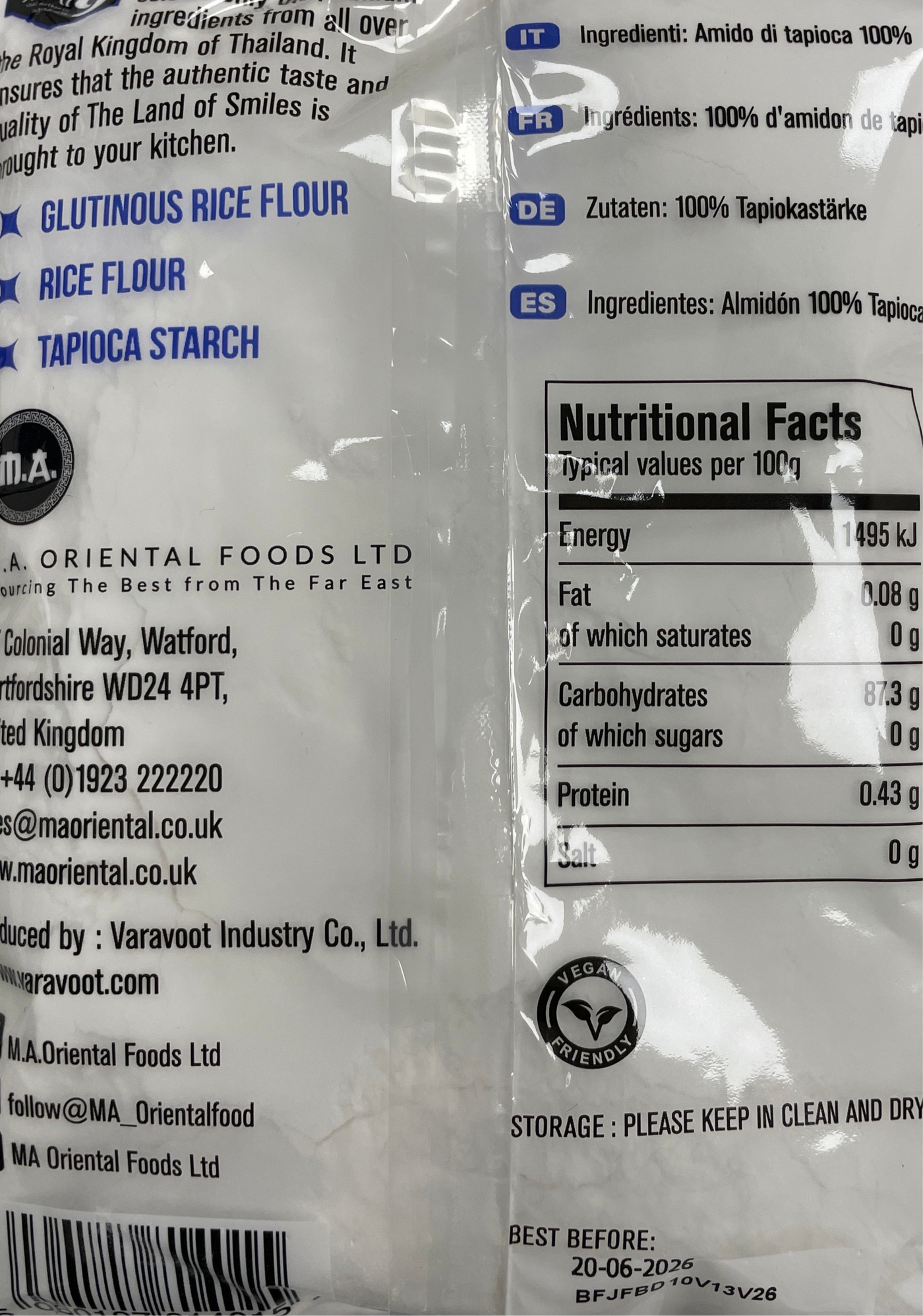 Thai 9 Tapioca Starch 400g - Image 2