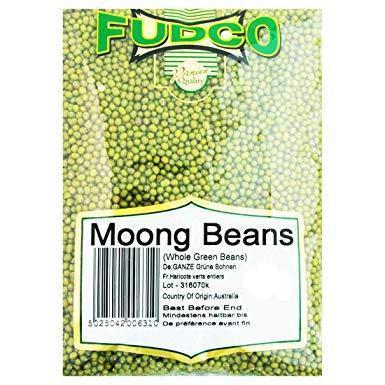 Fudco Beans Moong Whole Green Beans Large 1.5kg