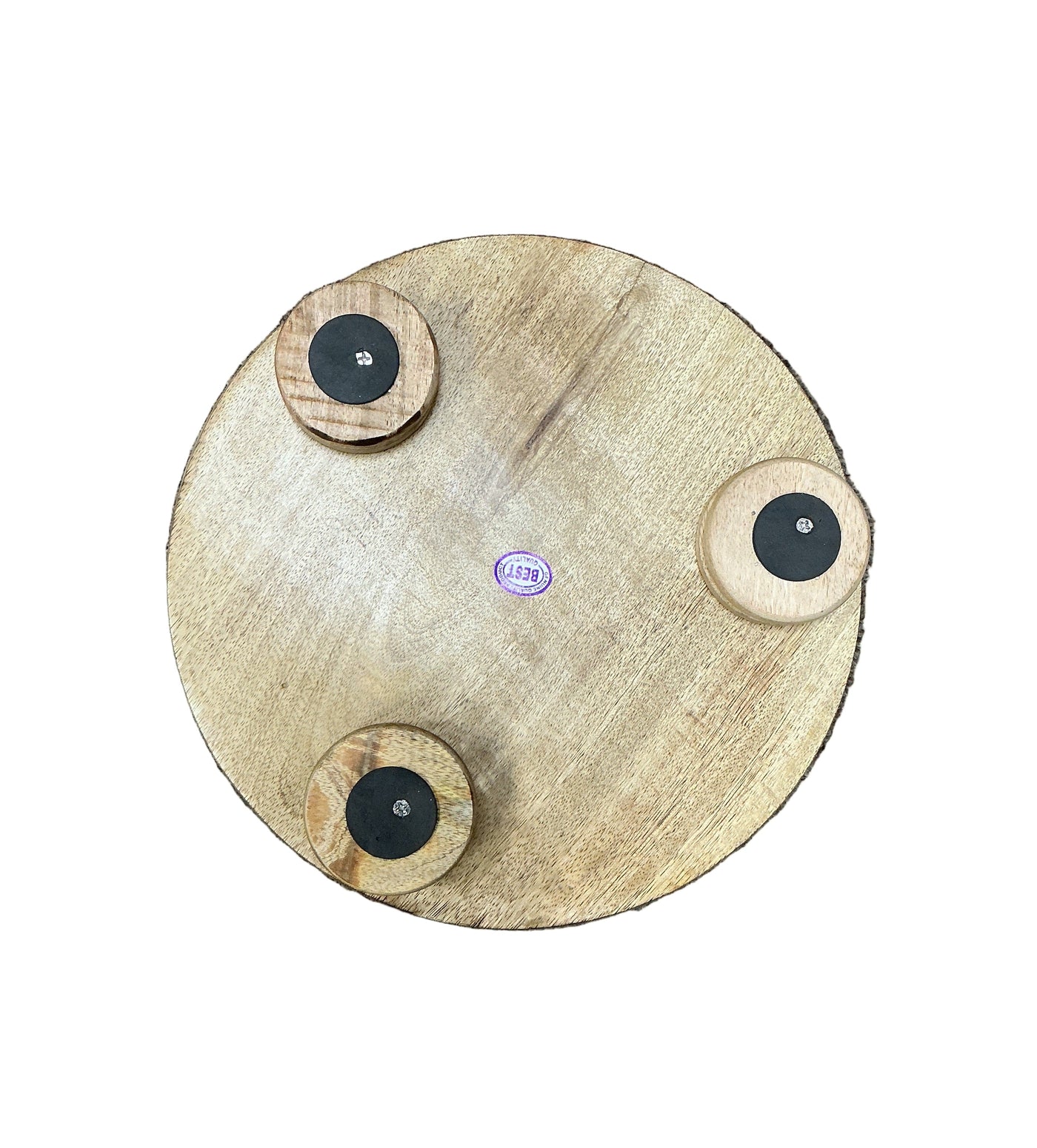Wooden Chakla with Legs 12 Inch - Image 2