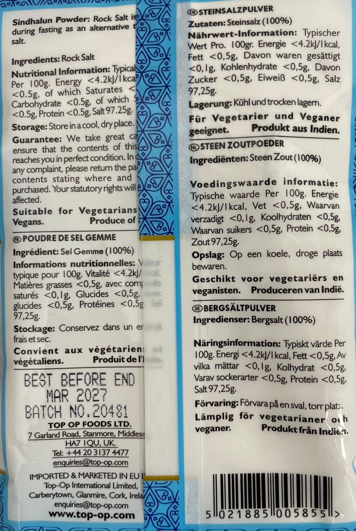 Top Op Salt Sindhalun Powder 100g - Image 2