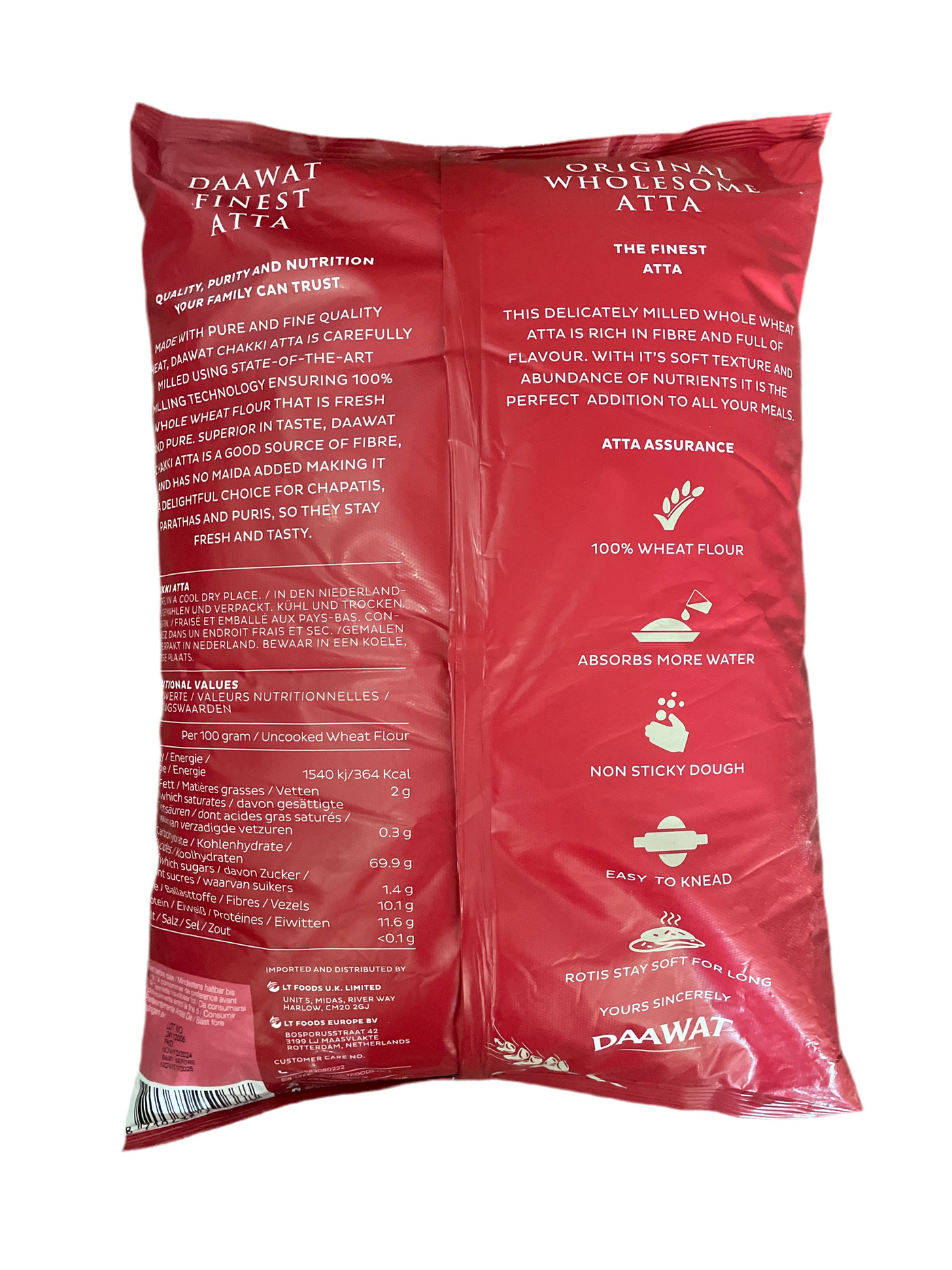 Daawat Flour Chakki Atta 10Kg - Image 2