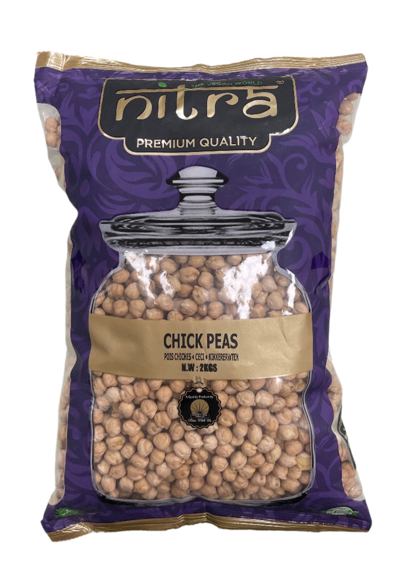 Nitra Chick Peas White Chana Premium Quality 2Kg
