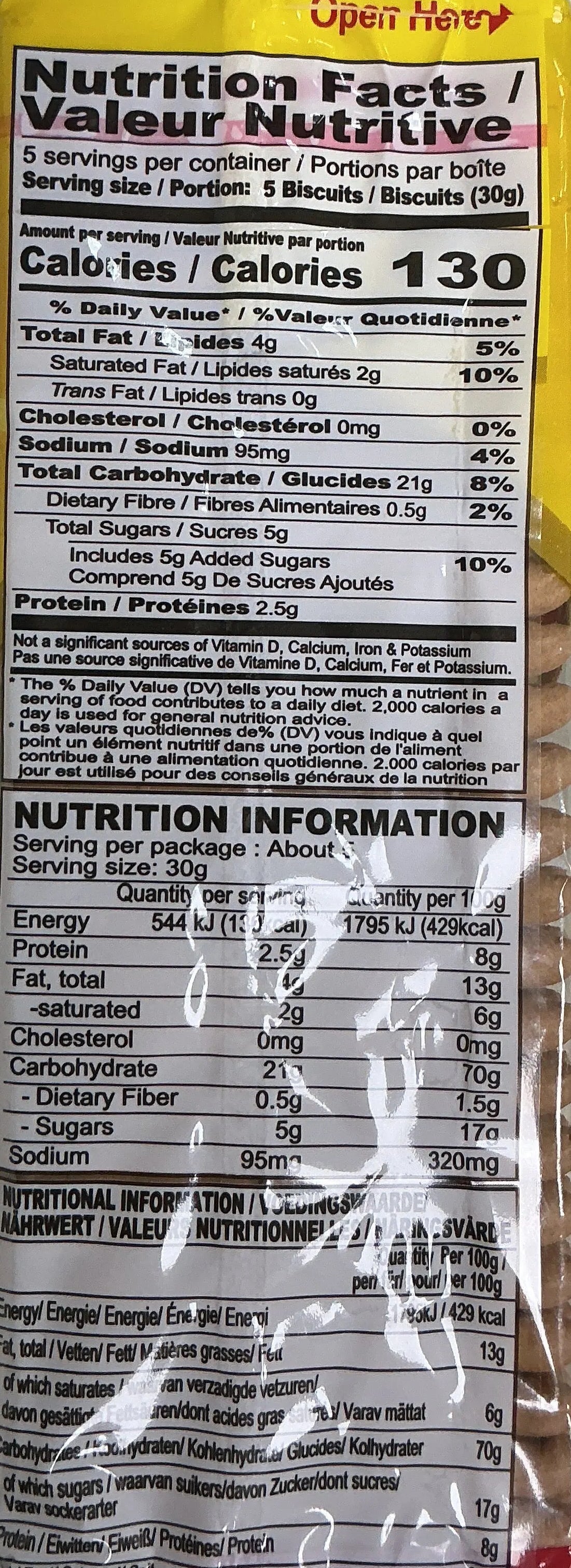 Britannia Biscuits Marie Gold 150g - Image 2