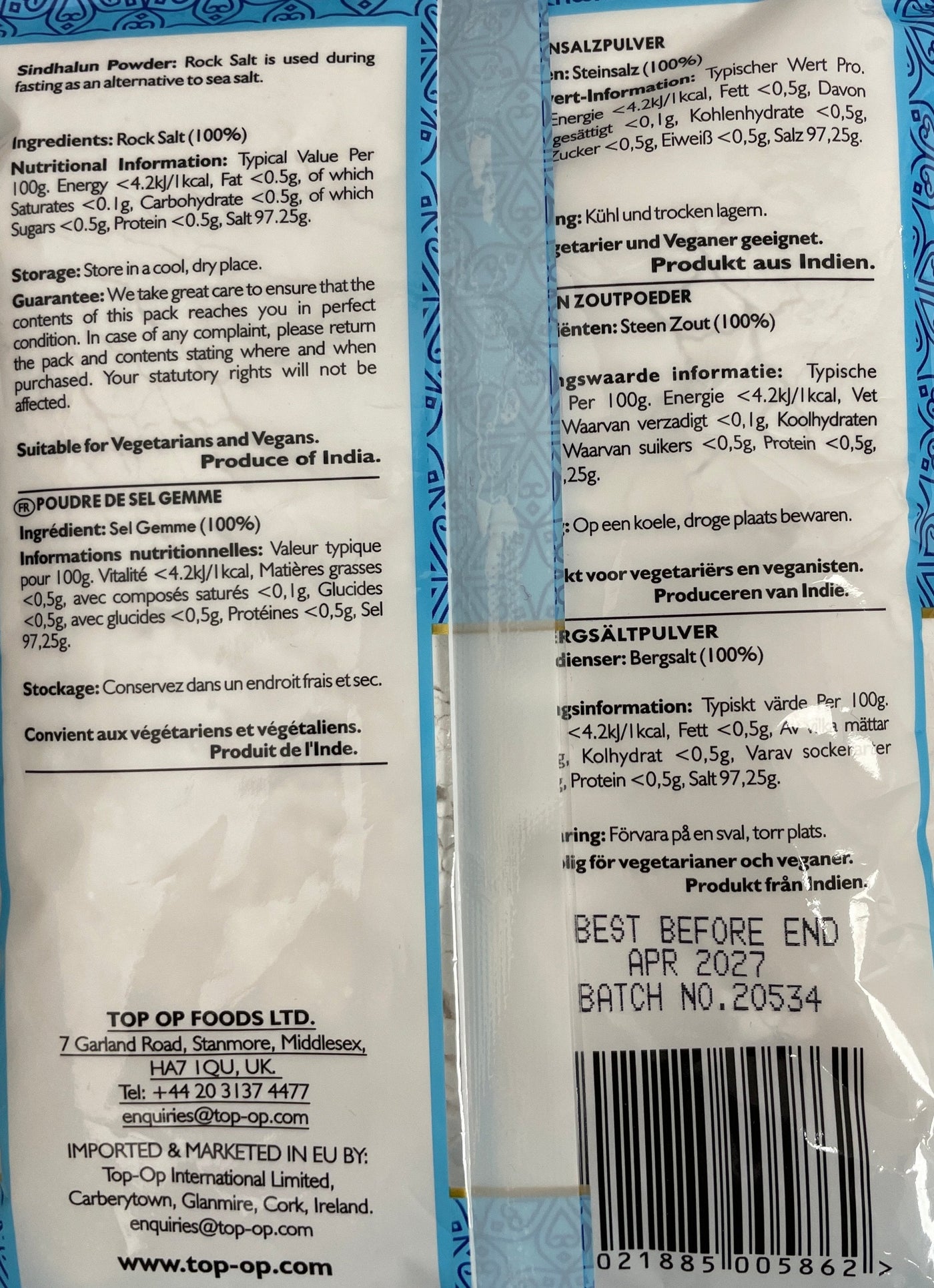 Top Op Salt Sindhalun Powder 375g - Image 2