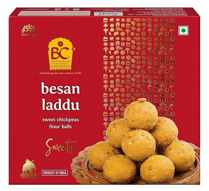 Bhikharam Chandmal Sweets Laddu Besan Laddu 400g