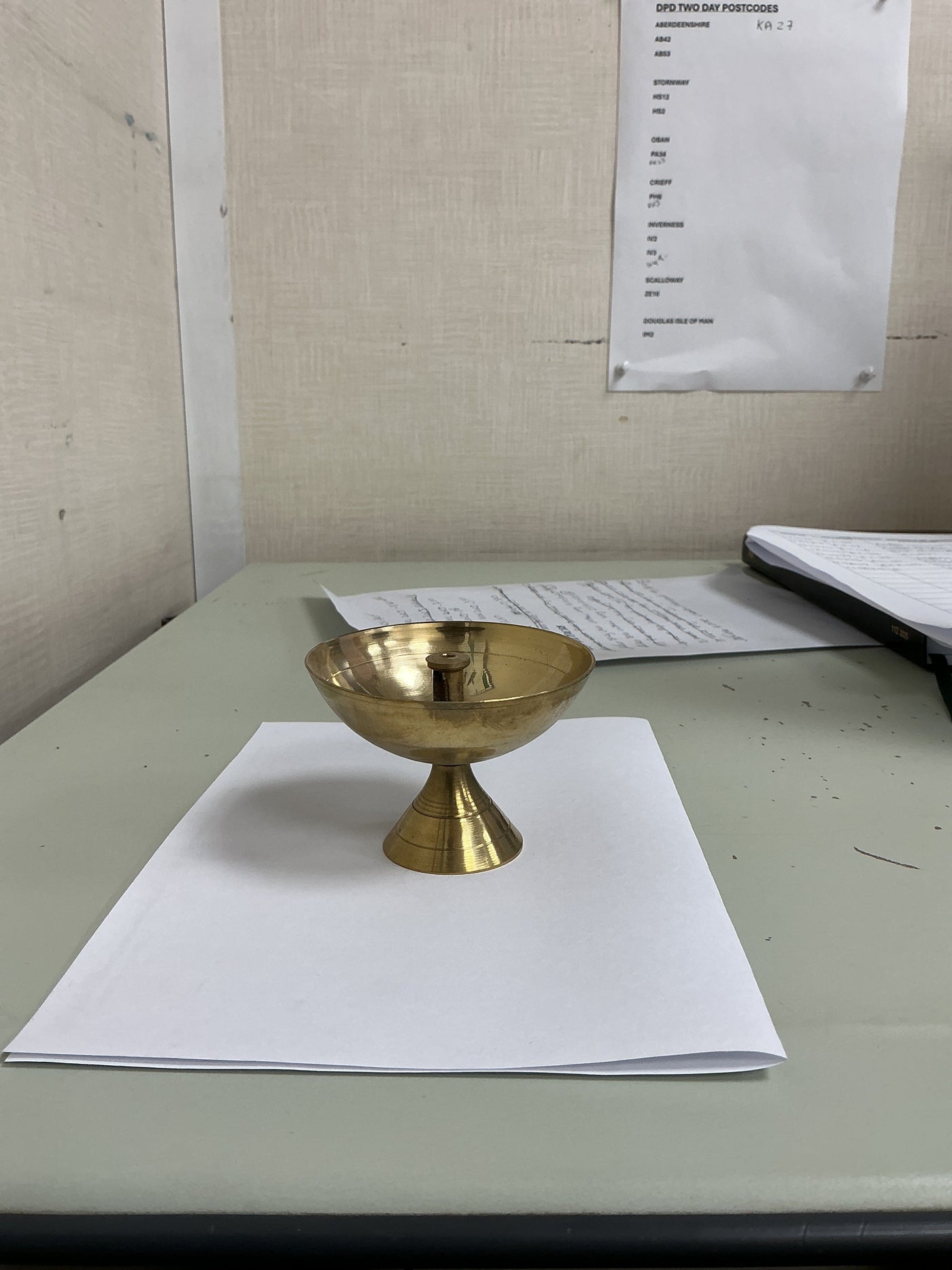 Brass Jyot 76mm