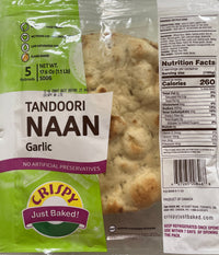 Crispy Tandoori Naan garlic 5pcs 500g