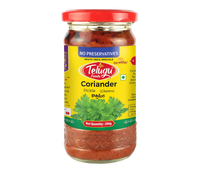 Telugu Foods Pickle Coriander With Garlic 300g