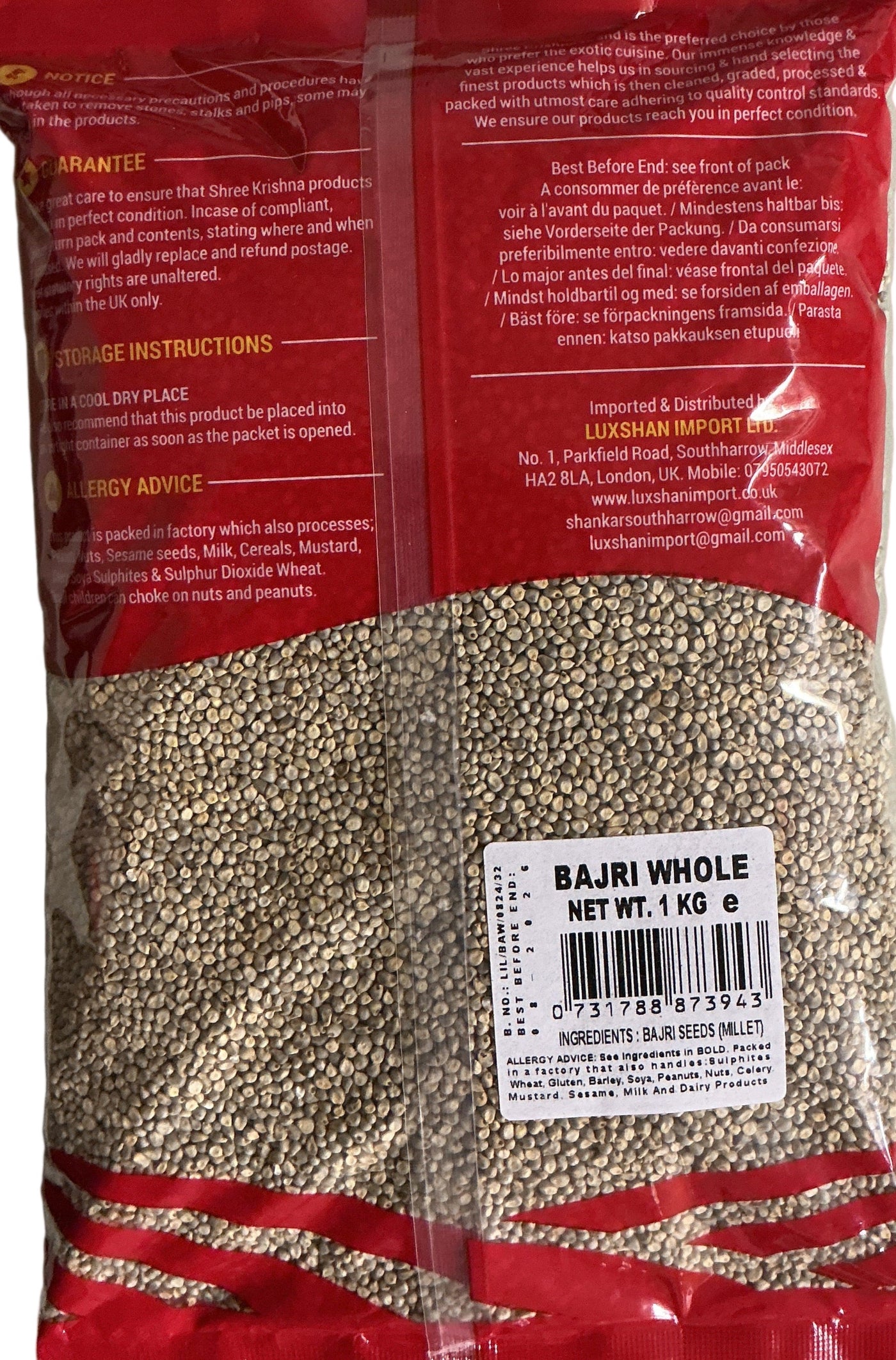 Shree Krishna Bajri Whole 1Kg - Image 2
