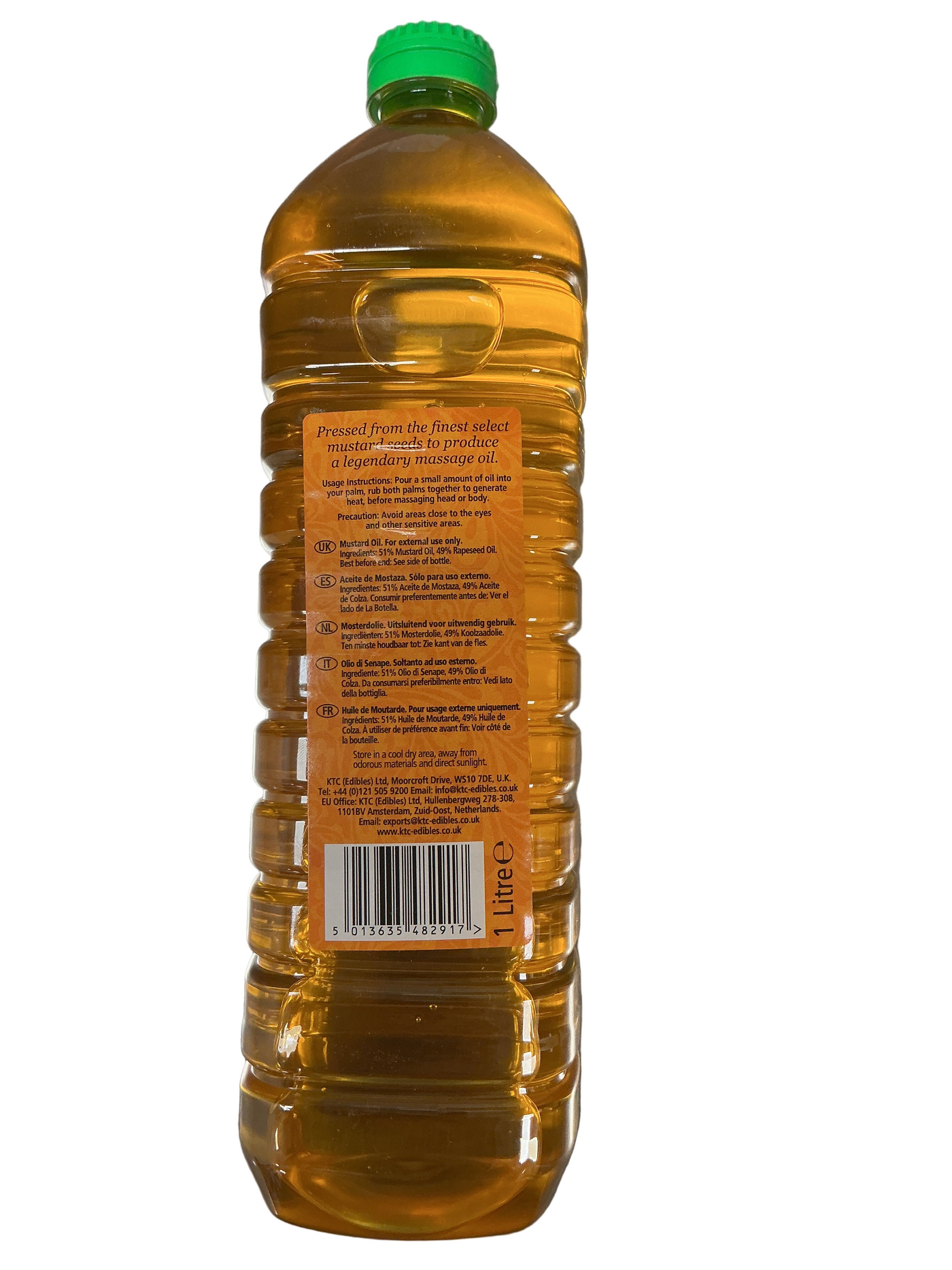 KTC Oil Mustard 1ltr - Image 2
