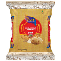 Disha Flour Whole Wheat Chakki Atta 10Kg BBE OCT 2025