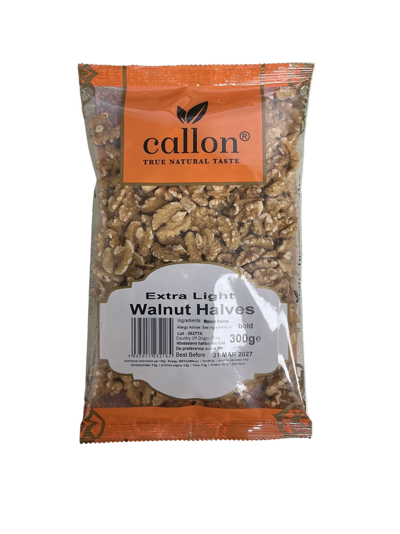 Callon Extra Light Walnuts Halves 300g