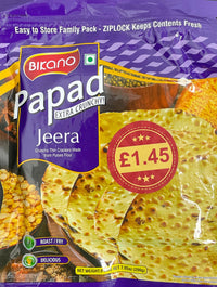 Bikano Papad Jeera 200g PM