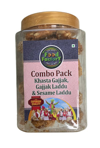 Food Factory Gajjak Combo Pack 3 in 1 450g