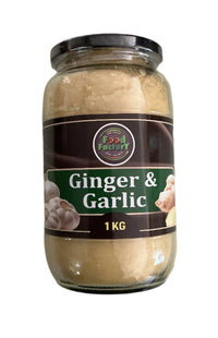 Food Factory Ginger & Garlic Paste In Glass Jar 1Kg
