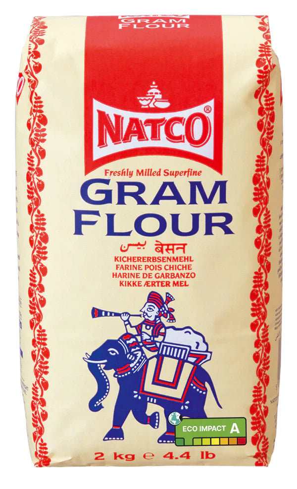 Natco Gram Flour 2Kg 100% Pure Chana Dal Besan