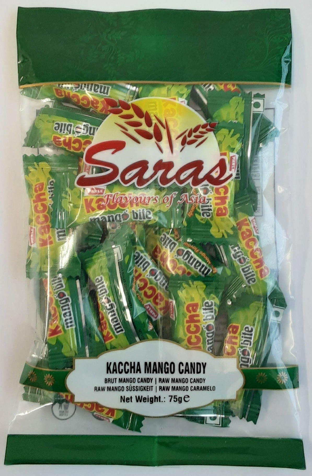 Saras Candy Kaccha Mango 75g