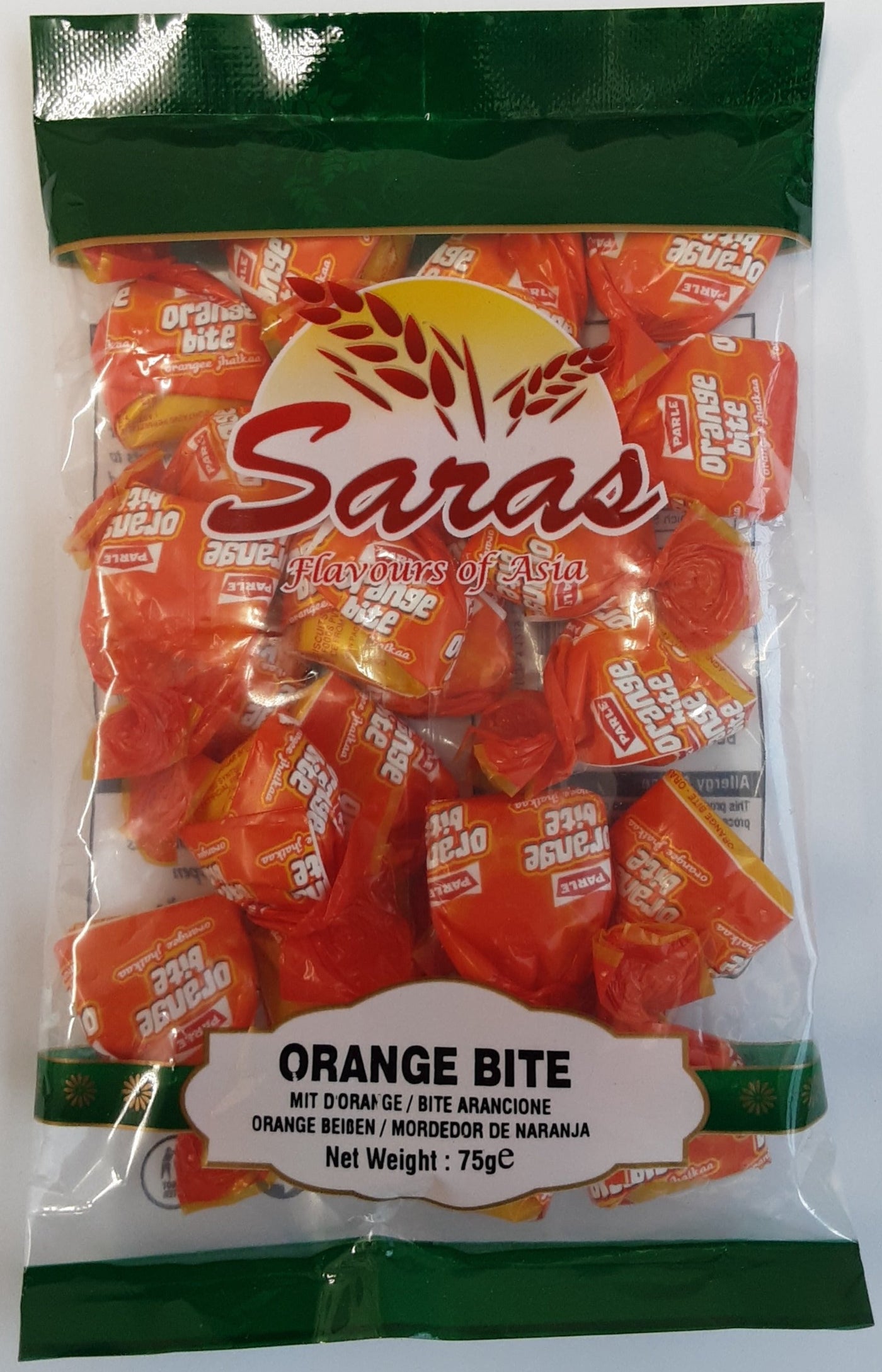 Saras Orange Bite 75g