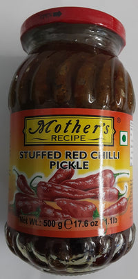 Mothers Pickle Stuffed Red Chilli 500g