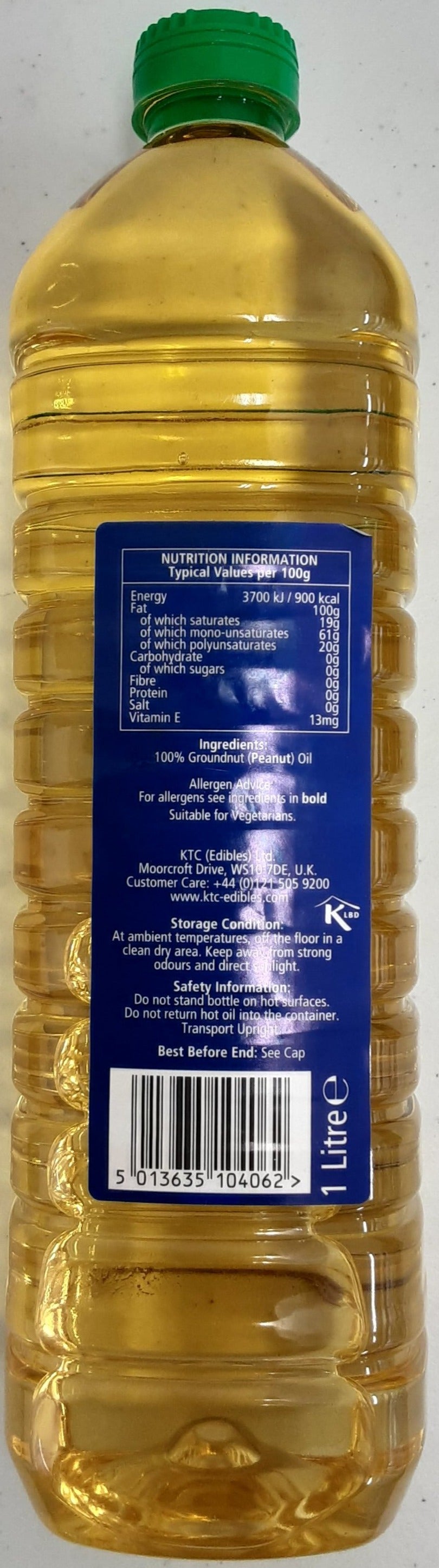 KTC Oil Groundnut Pure 1ltr - Image 2