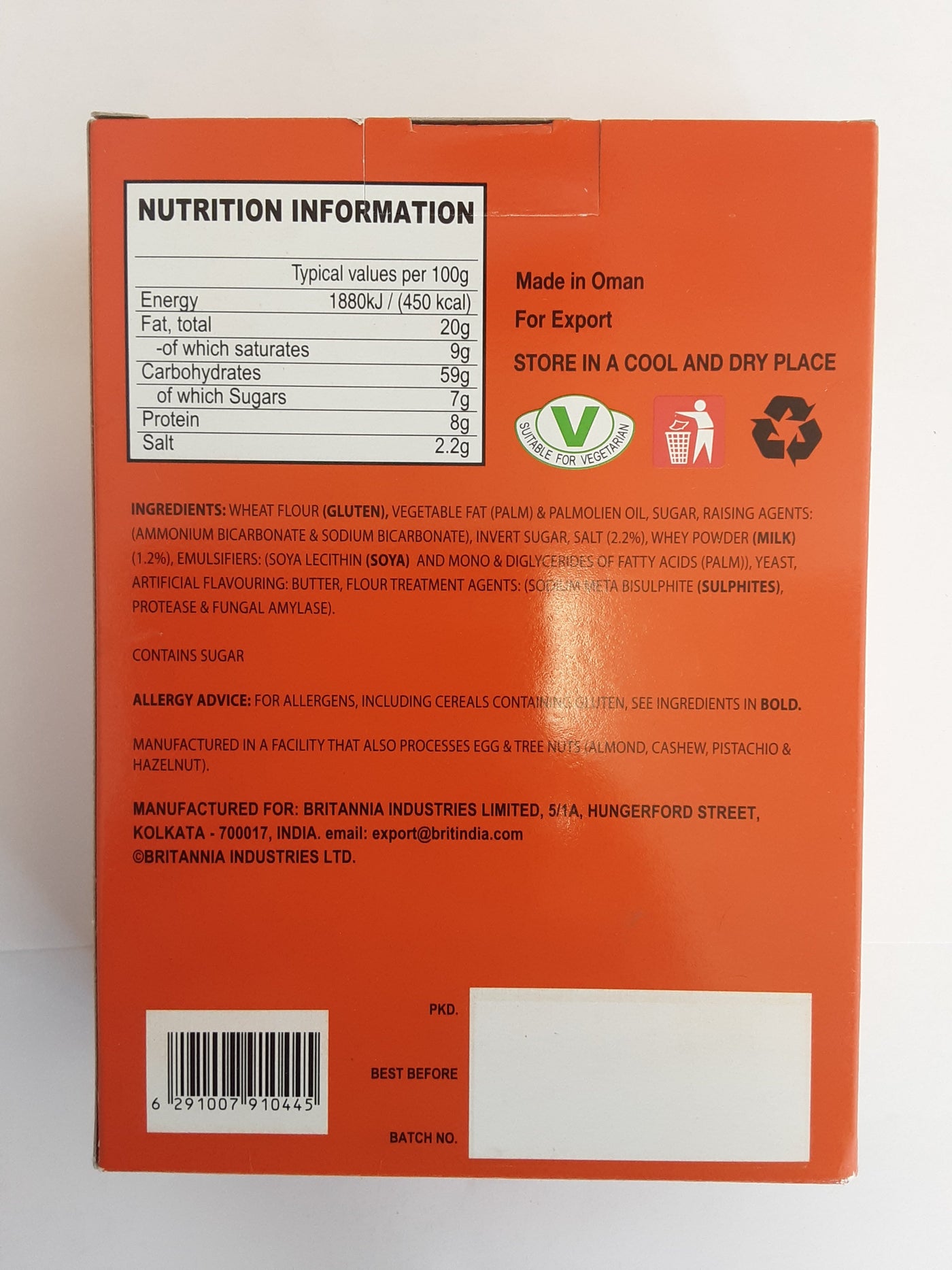 Britannia 5050 Crackers Time Pass Salted 164g - Image 2