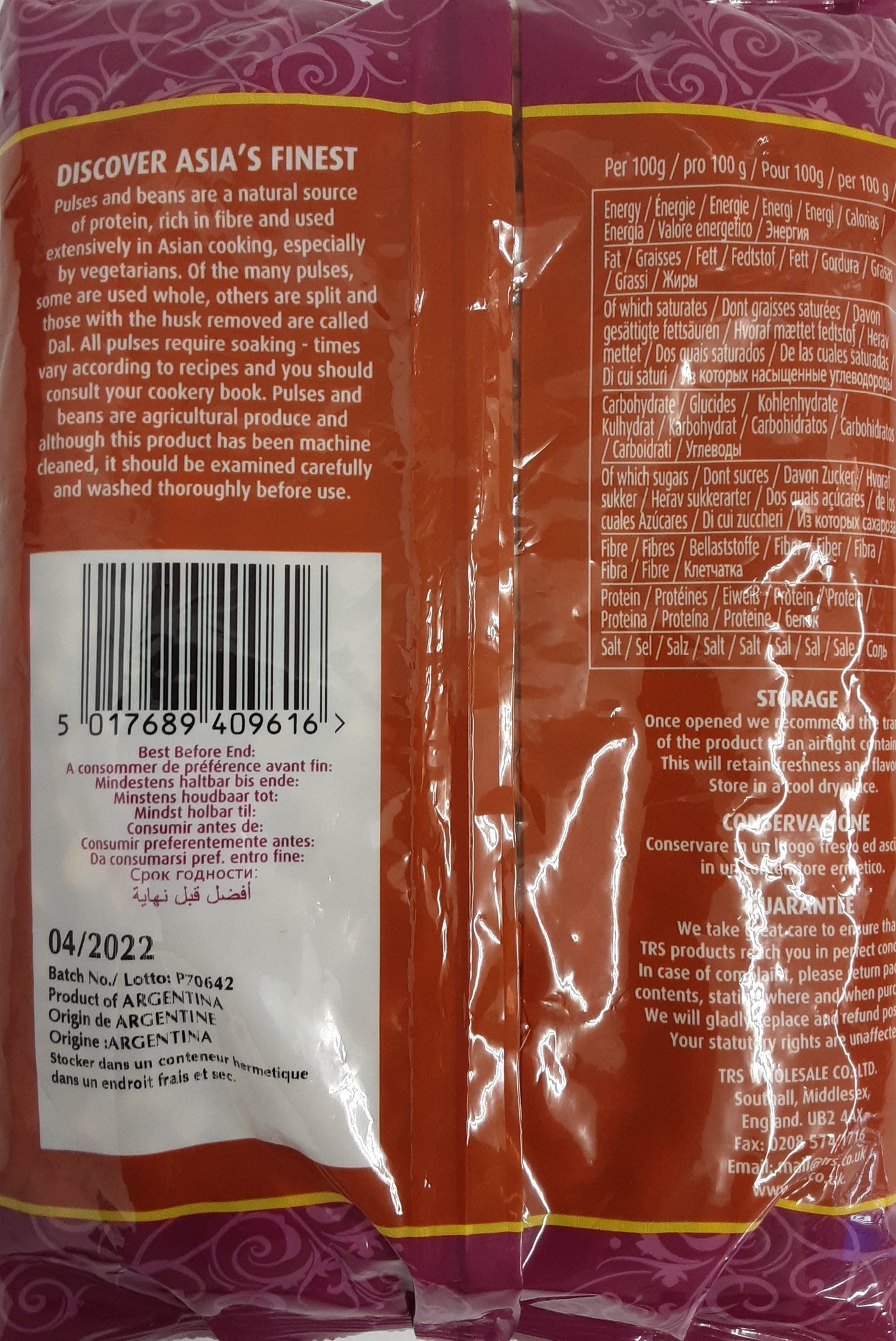 TRS Chick Peas White Chana 1kg - Image 2