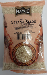 Natco Hulled Sesame Seeds White 400g