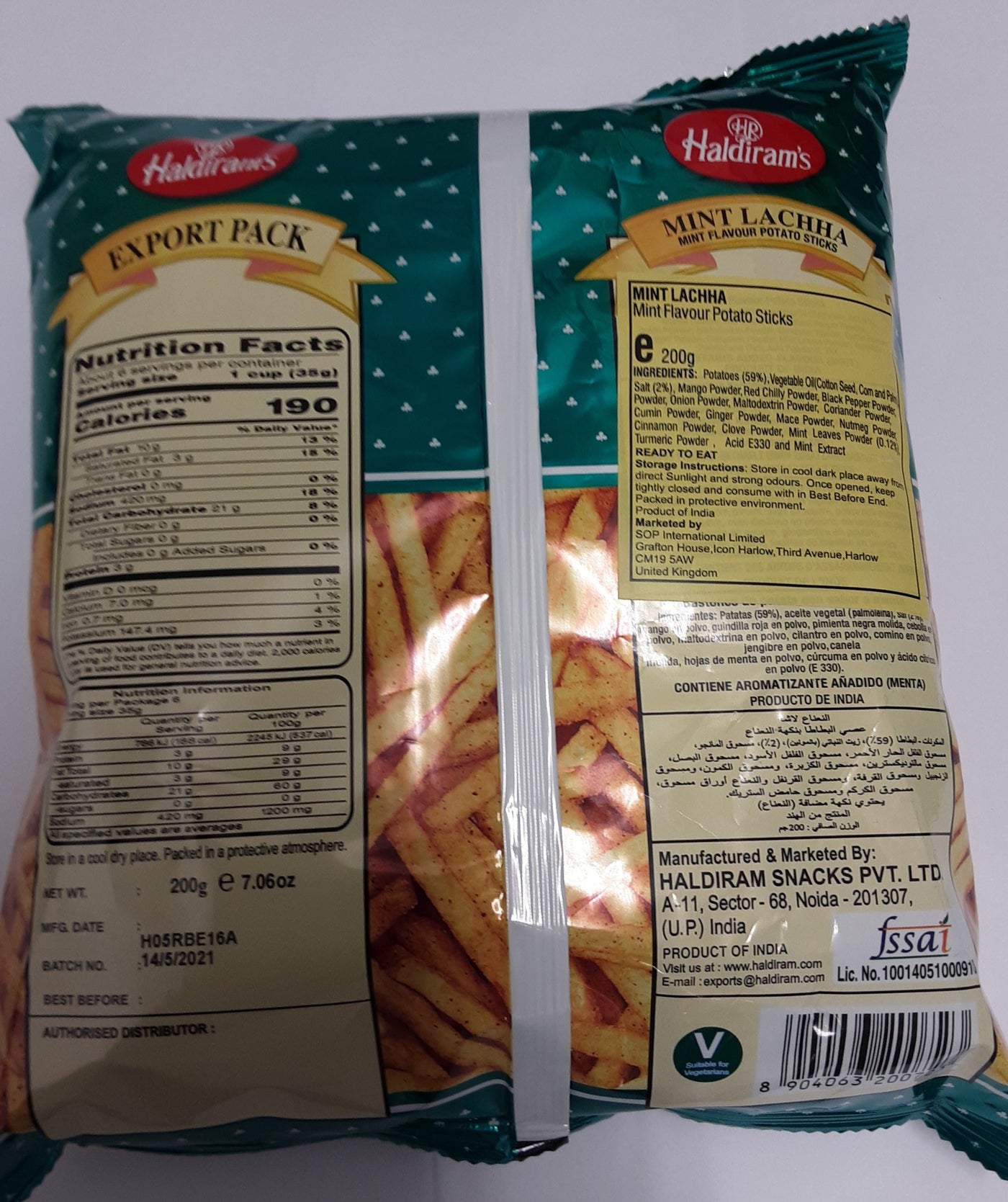 Haldirams Mint Lachha 200g PM - Image 2