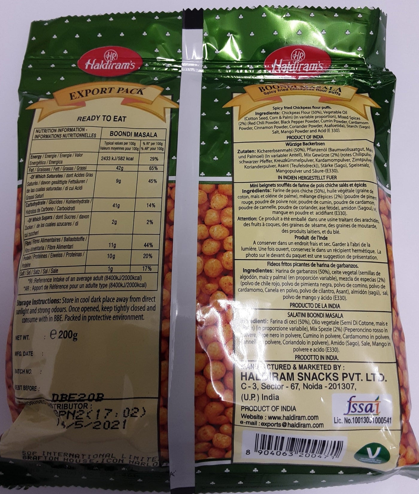Haldirams Boondi Masala 200g PM - Image 2