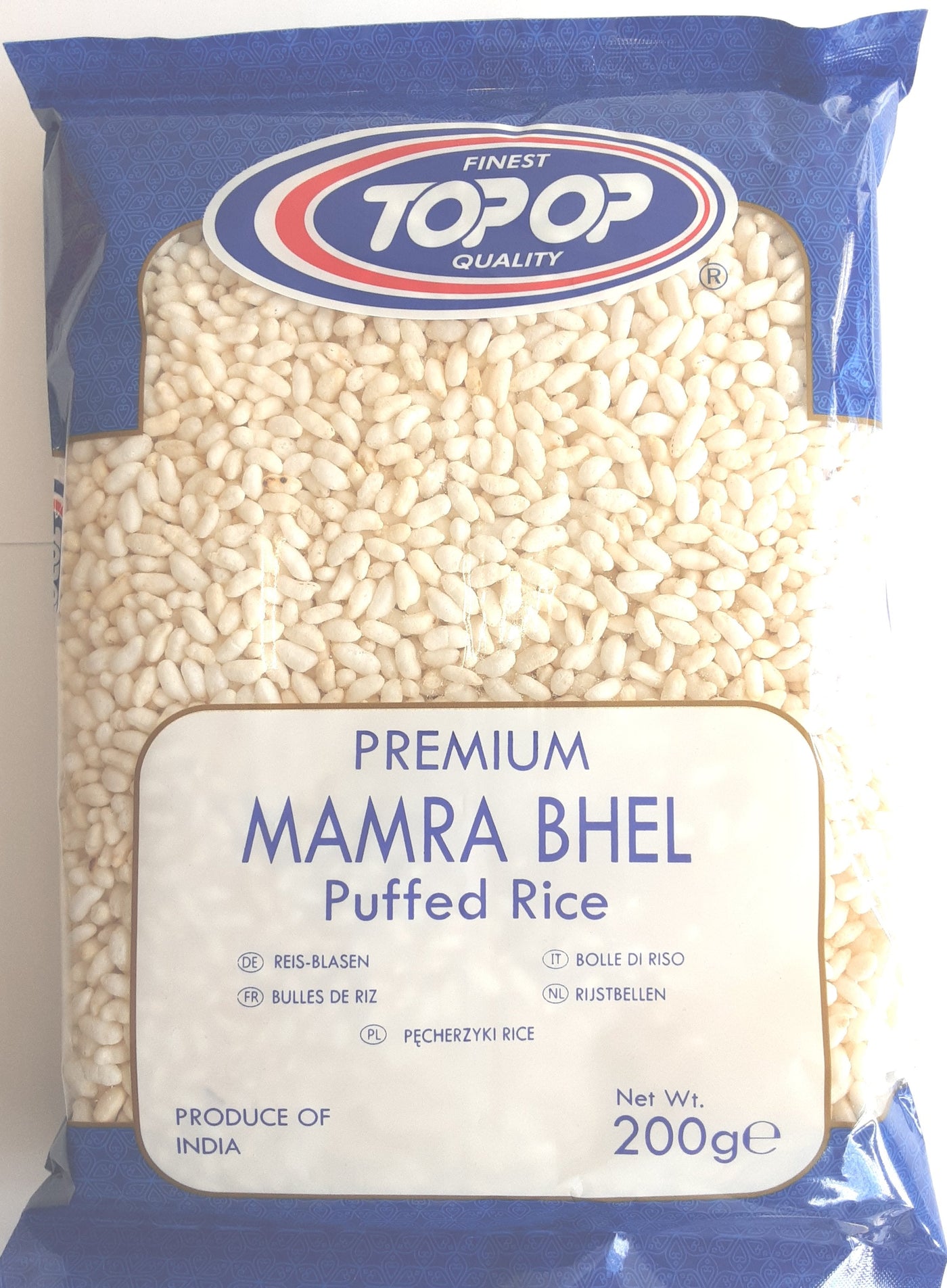 Top Op Premium Mamra Bhel Puffed Rice 200g