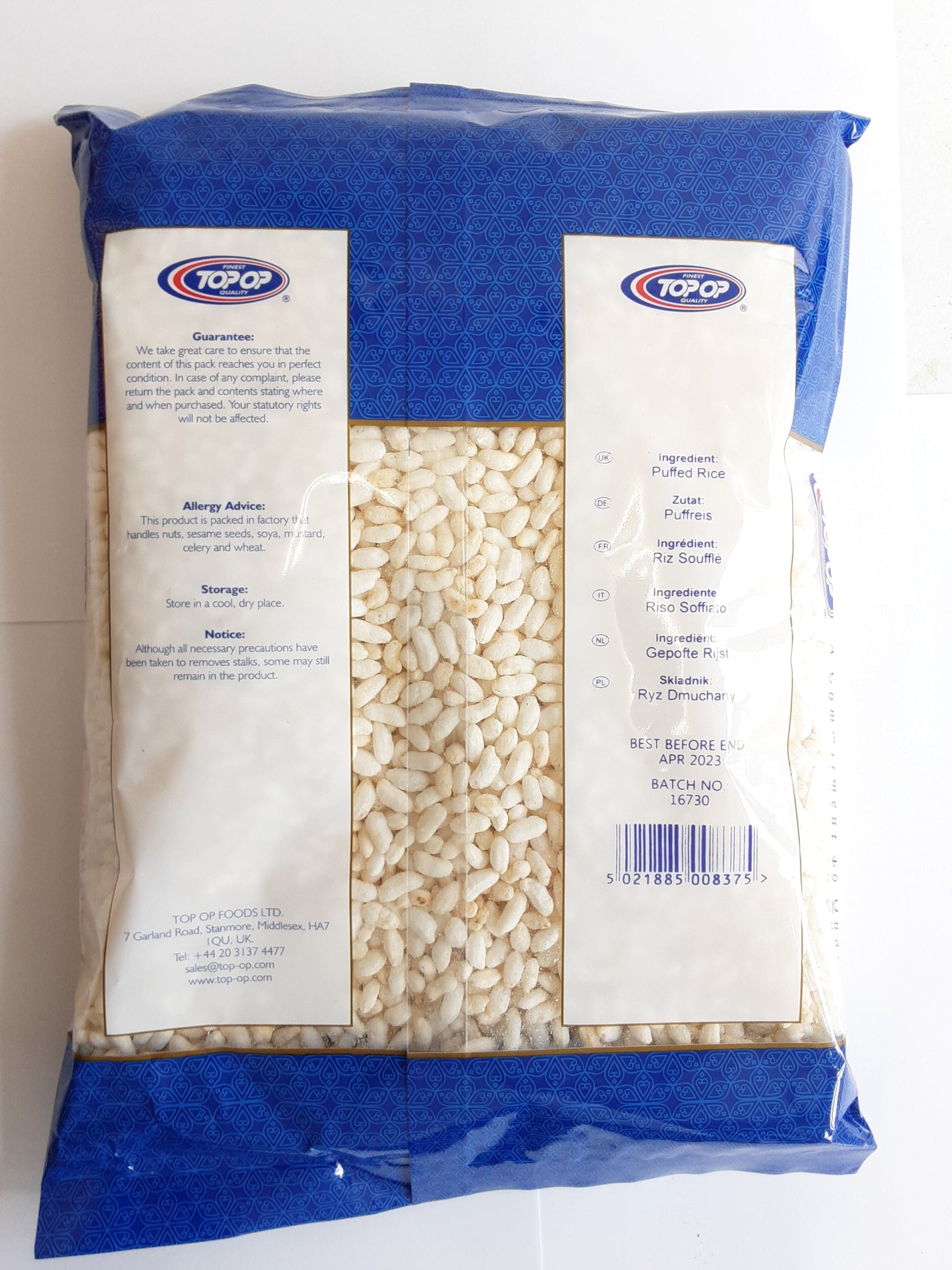 Top Op Premium Mamra Bhel Puffed Rice 200g - Image 2