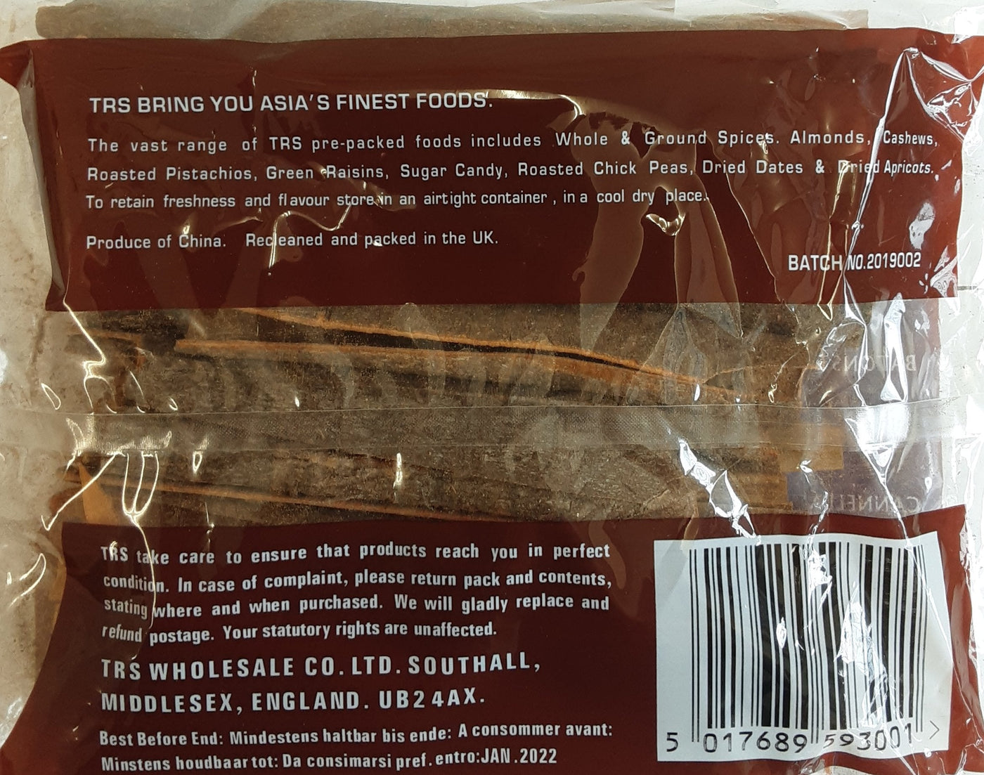 TRS Dalchini Cinnamon Sticks 400g - Image 2