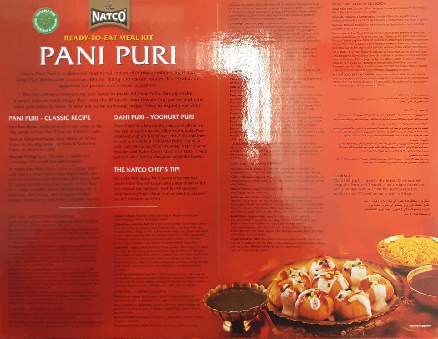 Natco Pani Puri Kit 30 Pieces 455g - Image 2
