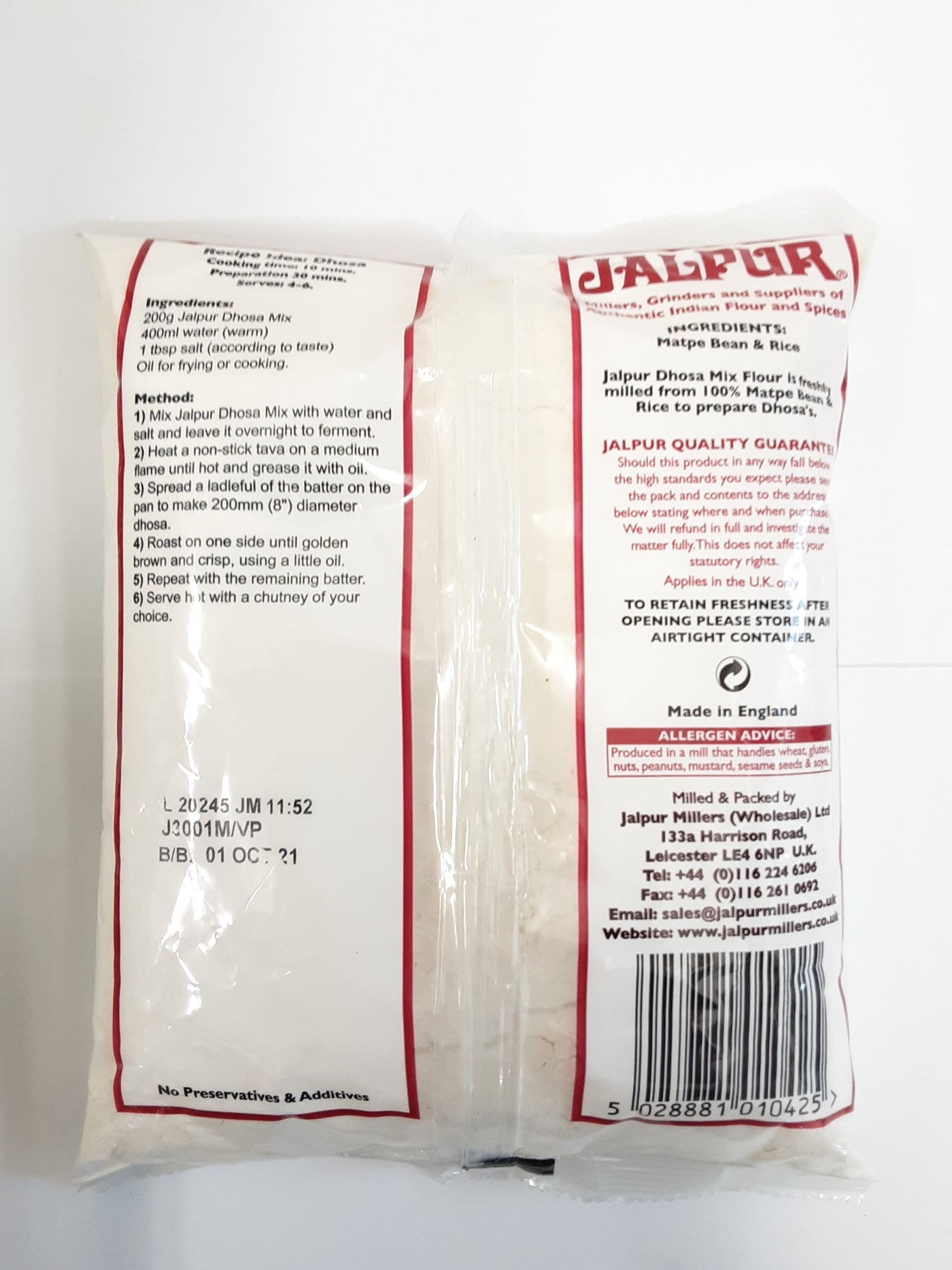 Jalpur Dhosa Mix Flour 1kg - Image 2