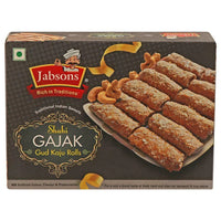 Jabsons Sweets Shahi Gajak Gud Kaju Rolls 350g