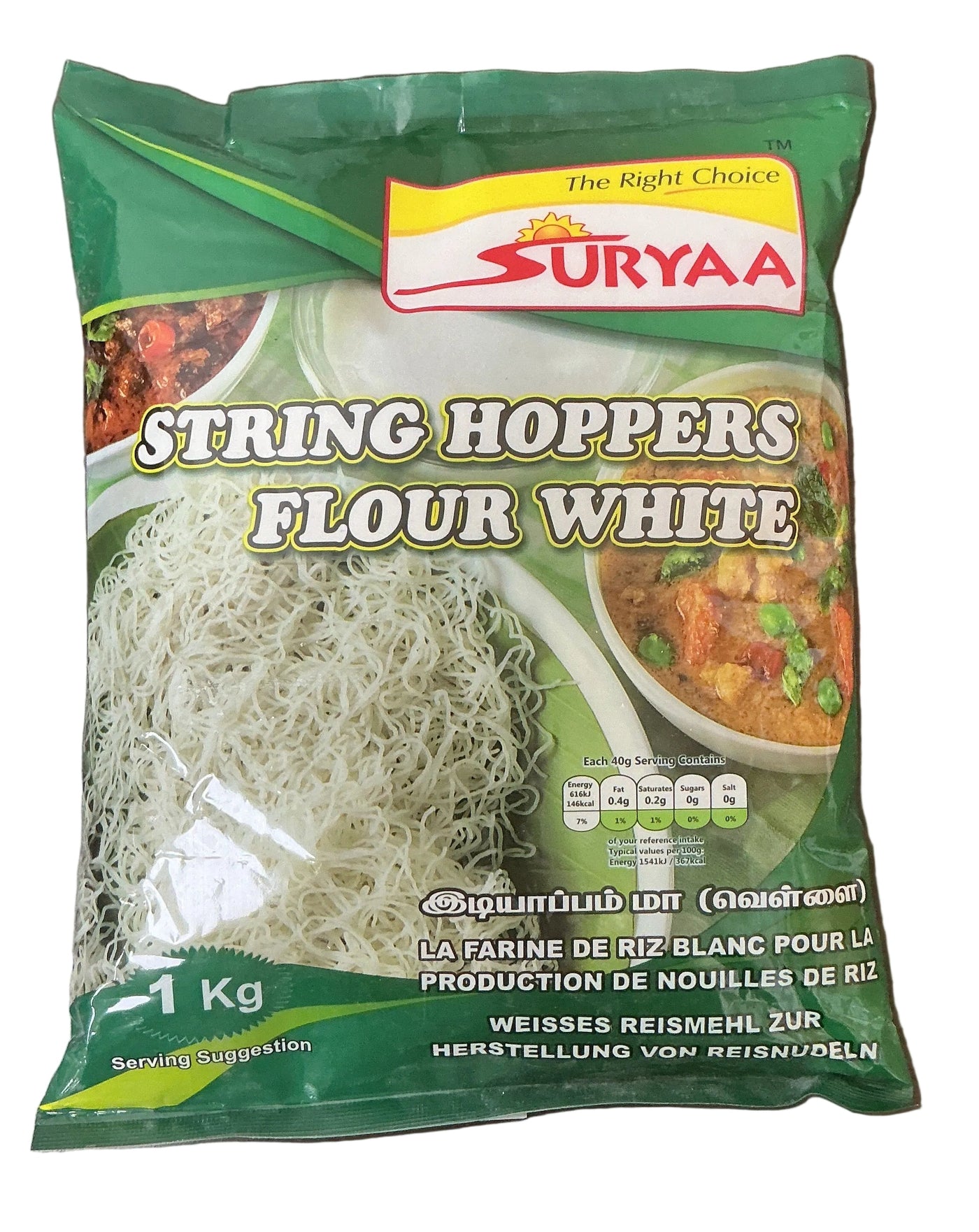 Niru Flour String Hoppers White 1Kg