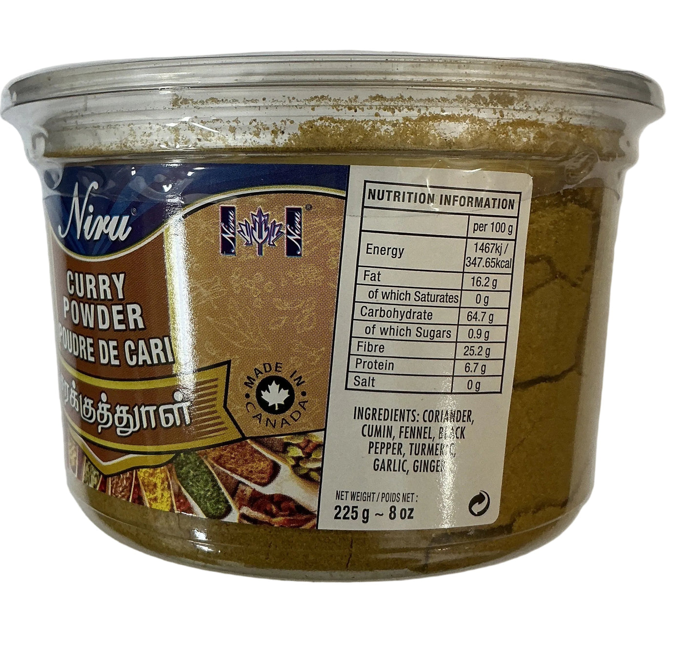 Niru Spice Masala Curry Powder 225g - Image 2