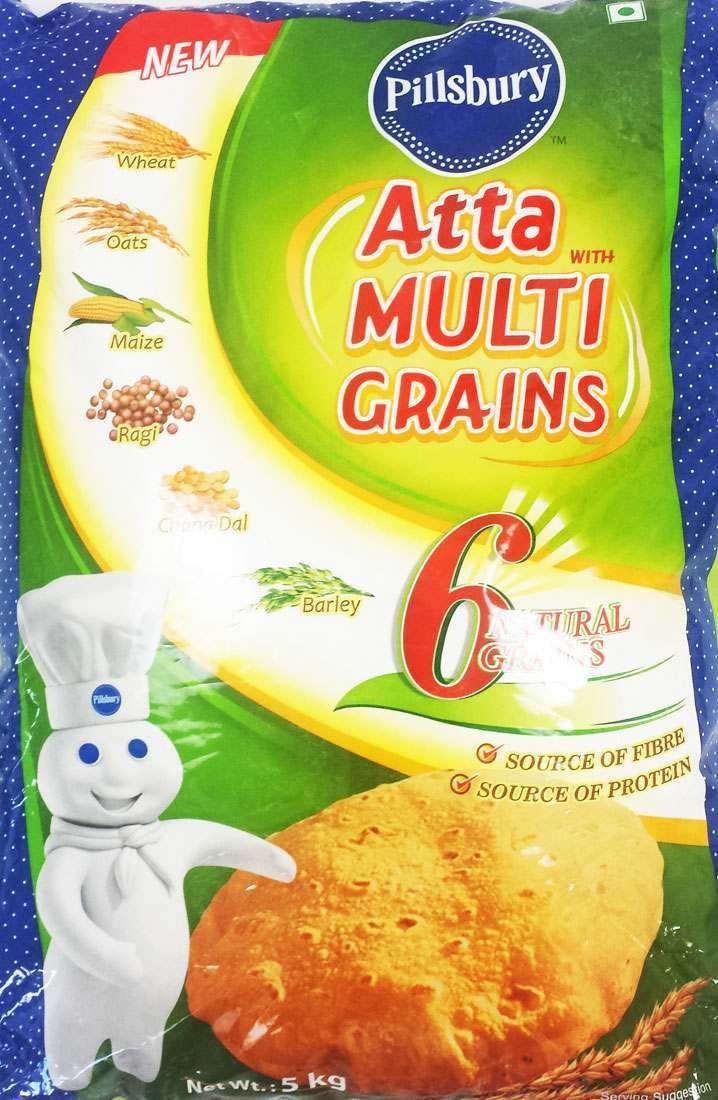 Pillsbury Flour Multi Grain Atta 5kg - Image 2