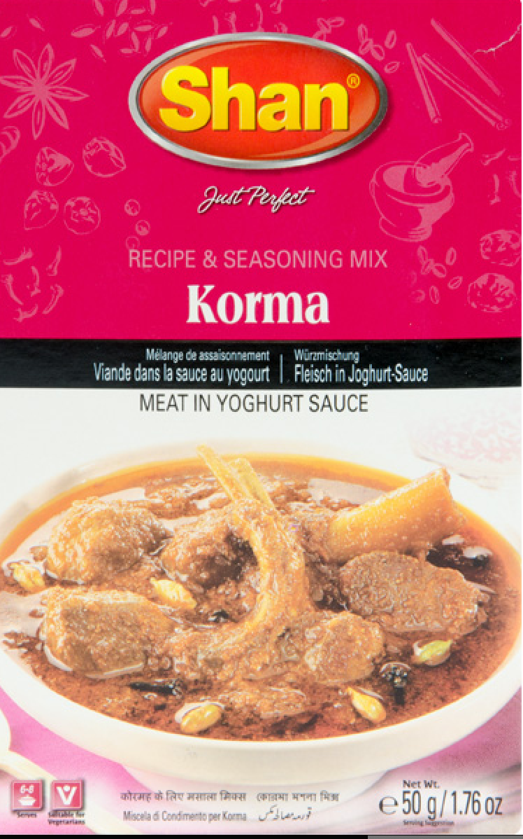 Shan Masala Korma 50g Mix & Match Any 2 For £2.60