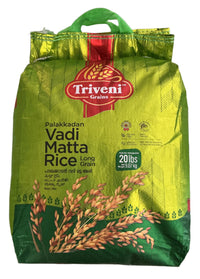 Triveni Palakkadan Rice Vaadi Matta Rice 9.07kg