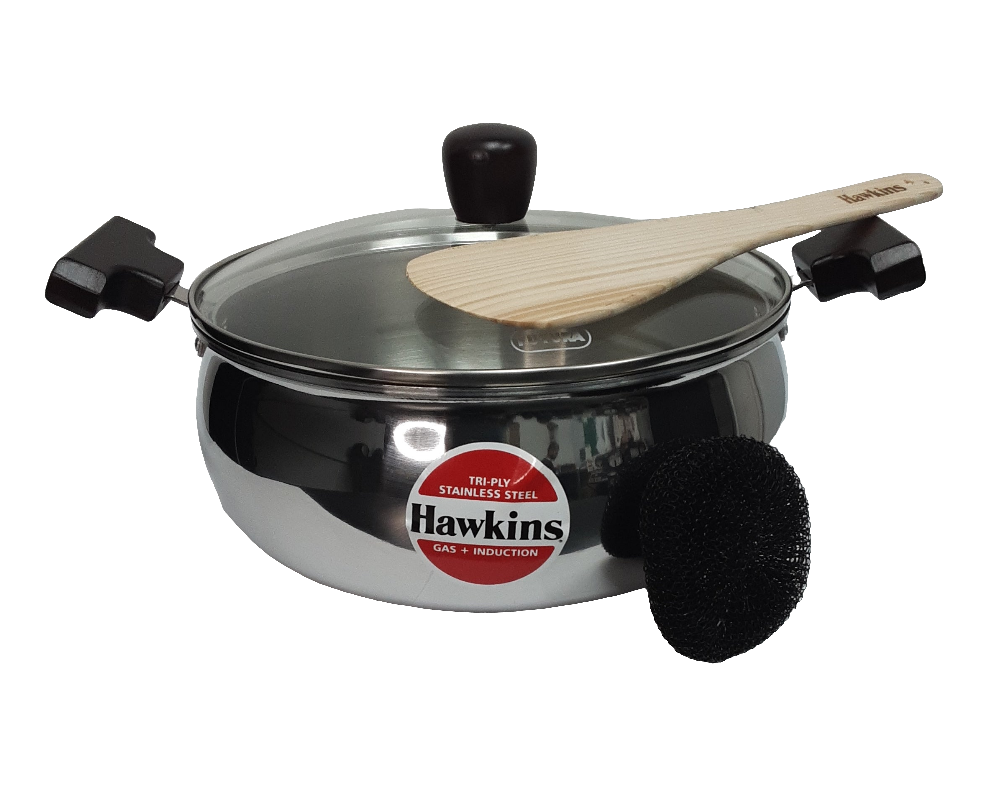 Hawkins Stainless Steel Handi 5Litre - Image 3