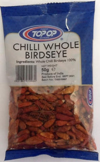 Top Op Chilli Whole Birdseye 50g