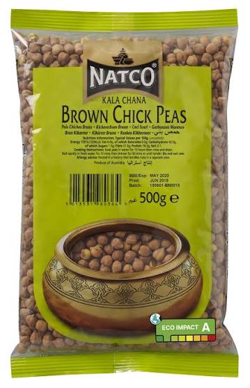 Natco Brown Chick Peas 500g