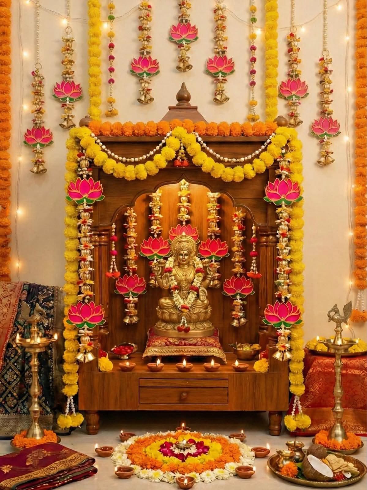 Mandir / Wall / Stairs / Main Door Decoration Perfect for Any Occasion
