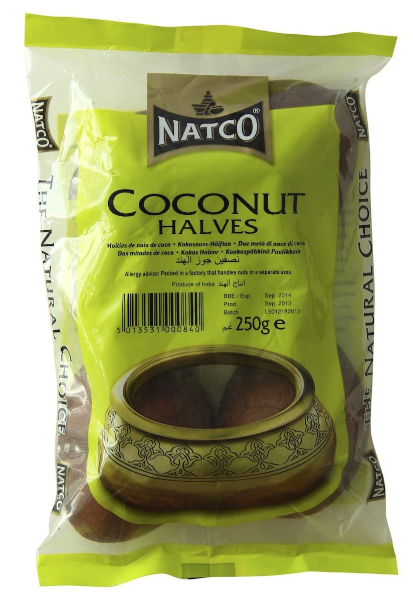 Natco Coconut Halves 250g