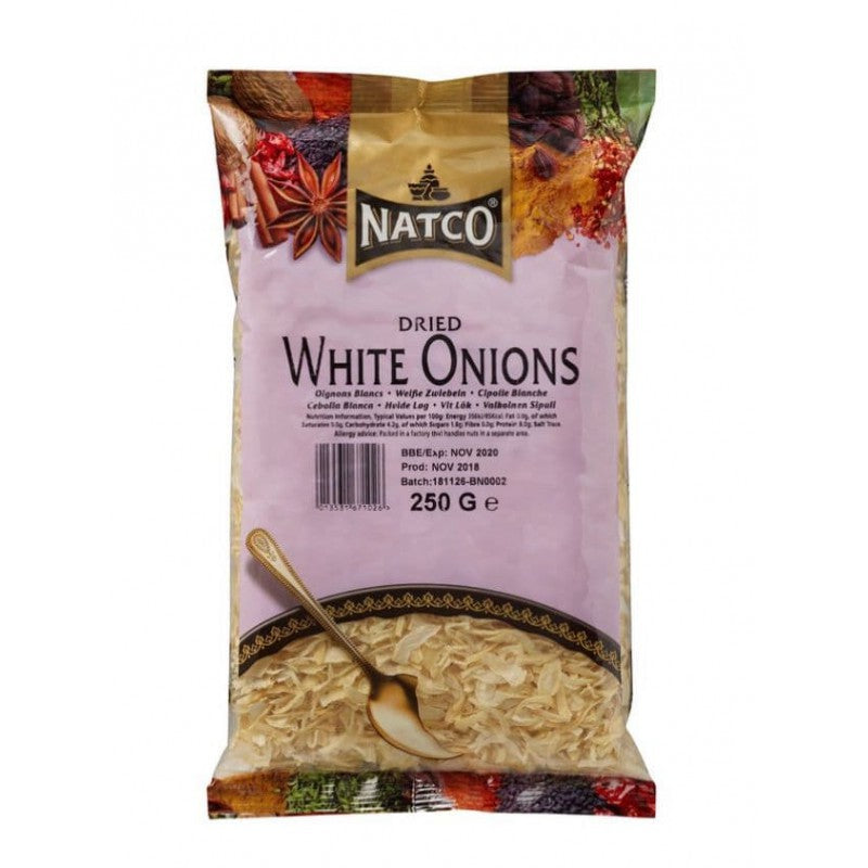 Natco Onions White Dry 250g
