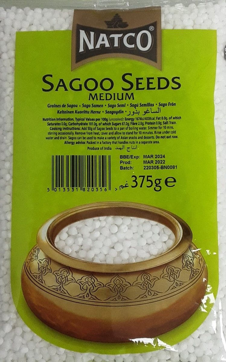 Natco Sagoo Seeds - Medium