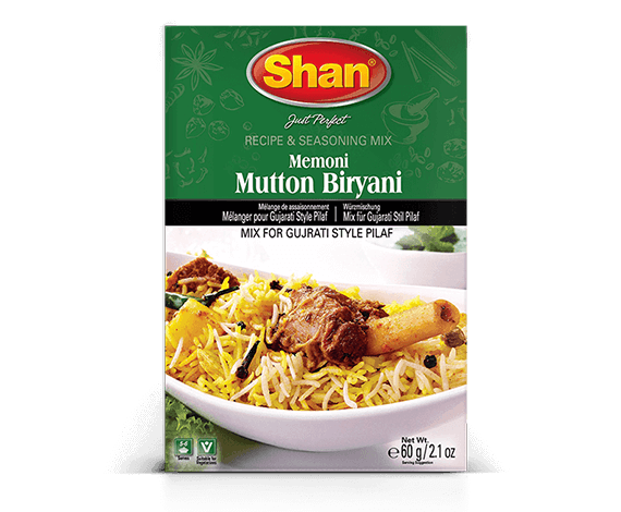 Shan Masala Mutton Biryani Memoni 60g Mix & Match Any 2 For £2.60