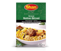 Shan Masala Mutton Biryani Memoni 60g Mix & Match Any 2 For £2.60